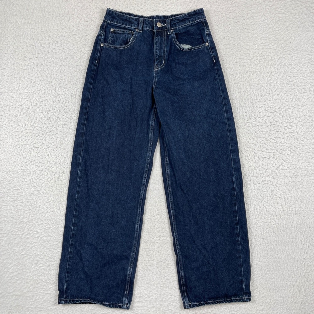 BDG Tapered Baggy Jeans‎ Womens 26 Dark Wash Blue High Rise Denim Streetwear